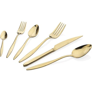 5137 Odion Sebla 36 Parça Çatal Kaşık Bıçak Takımı Gold
