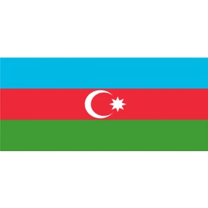 Azerbaycan Bayrağı 50 x 75 cm