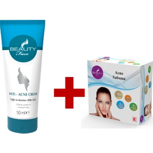 Beauty Face Acne Kremi 50 ml +Beauty Face Acne Sabunu 90 gr.