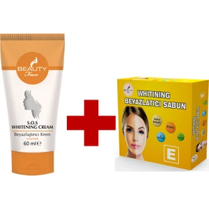 Beauty Face Beyazlaştırıcı Krem 60 ml +  Beauty Face Beyazlaştırıcı Sabun 90 gr.
