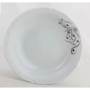 Porselen Yemek Tabağı Porland Yakamoz 19 cm 6'lı