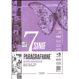 Lodos Yayınları 7. Sınıf Paragrafhane Sözel Mantıklı Soru Bankası