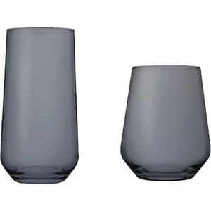 41536-420015 Allegra Gri Su - Meşrubat Bardağı 12 Parça
