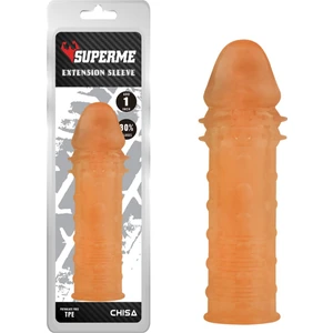 Extra Texture Sleeve Tırtıklı Penis Kılıfı - Ten Rengi