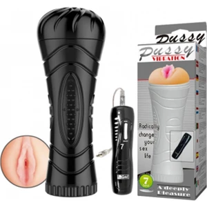 Titreşimli Fener Vajina Mastürbatör