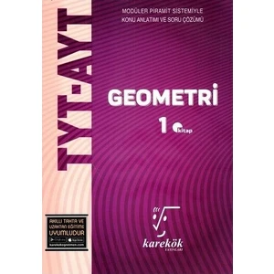Karekök Yayıncılık TYT AYT Geometri 1. Kitap Konu Anlatımı Soru Bankası