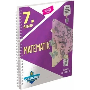 Murat Yayınları 7.Sınıf Matematik Okulum Akıllı Defter