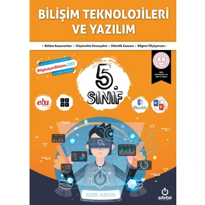Sıfırbir Yayınları 5. Sınıf Bilişim Teknolojileri ve Yazılım
