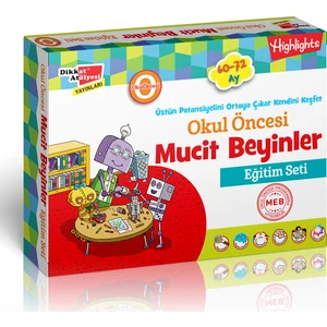 Okul Öncesi Mucit Beyinler Eğitim Seti 60-72 Ay