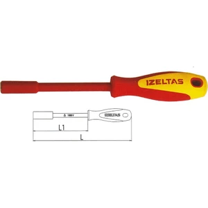 İzeltaş  13MM 1000V Izoleli Lokma Uçlu Tornavida