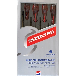 İzeltaş  Kraft Seri Tornavida Seti 7 Parça