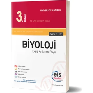 Eis Yayınları Biyoloji 3. Kitap Ders Anlatım Föyü