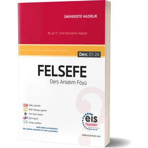Eis Yayınları Felsefe Ders Anlatım Föyü