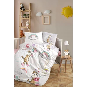 Bebek Nevresim Takımı Sleep Time - Pembe Beyaz
