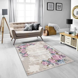 Dekoratif Özel Tasarım Modern Yıkanabilir İnce Kaymaz Taban Halı