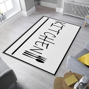 Dekoratif Özel Tasarım Modern Yıkanabilir İnce Kaymaz Taban Mutfak Halısı