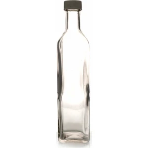 Cam Şişe Şeffaf Kapaklı 500 ml