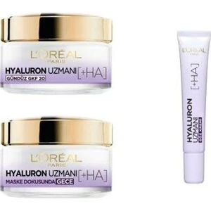 L'Oréal Paris Loreal Paris Hyaluron Expert Gündüz + Göz + Gece Kremi 3'lü Set