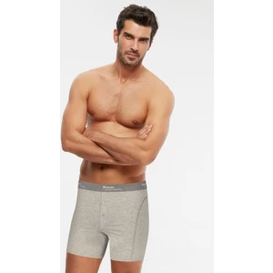 Erkek Penye Likra Compact Long Boxer Düğmeli 2'li