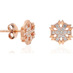 925 Ayar Minik Kartanesi Kadın Gümüş Küpe