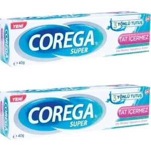 Süper Tat Içermeyen Diş Protez Yapıştırıcı Krem 40 ml x 2 Adet