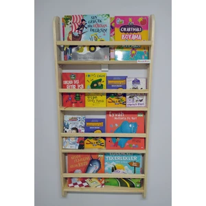 Oyuncak Odası Montessori Eğitici Kitaplık Ağaç 4 Raflı