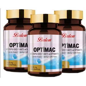 Optimac Göz Otu Ekstratı Içeren Kapsülü 630 Mg - 3 Adet
