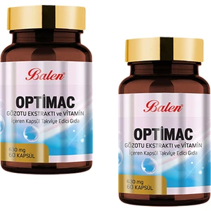 Optimac Göz Otu Ekstratı Içeren Kapsülü 630 Mg - 2 Adet