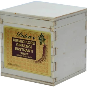 Kırmızı Kore Ginseng Tablet 600 Mg x 120 Tablet