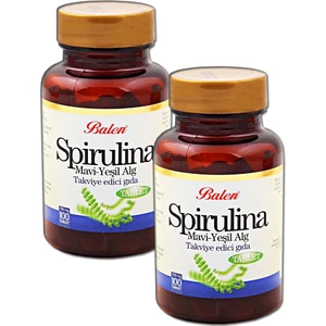 2 Adet Balen Spirulina Tablet 100 Adet 700 Mg Yosun Hapı