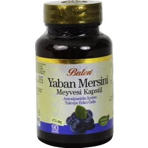 Yaban Mersini Meyvesi Kapsül 375 Mg x 90 Kapsül - 3 Adet