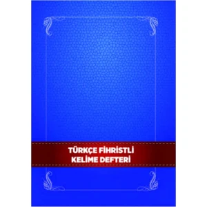 Karatay Yayınları Defter Kelime Fihristi Türkçe Karatay Yayınevi 153-08-4308