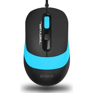 A4 TECH FM10 USB 1600dpi Optic Siyah/Mavi Mouse