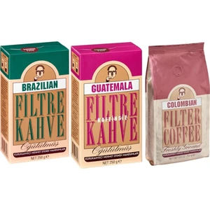 Kurukahveci Mehmet Efendi   Filtre Kahve 250 gr  3lü
