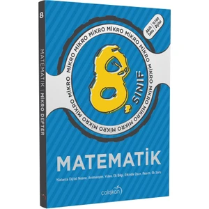 Çalışkan Yayınları Mikro Defter Matematik 8.Sınıf