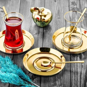 Mess Titanyum 12 Parça Çay Seti Gold