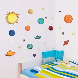 Kt Decoration Mars Güneş Sistemi Dünya ve Gezegenler Duvar Sticker