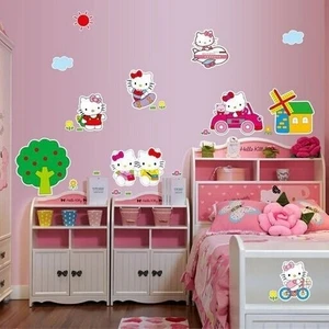 Kt Decoration Hello Kitty Duvar Sticker Çocuk Odası Pvc Duvar Sticker 65 x 200 cm