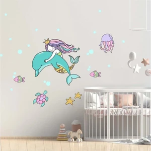 Kt Decoration Deniz Kızı Duvar Sticker Seti