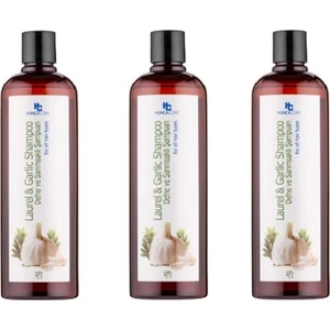 Hunca Care Defne ve Sarımsaklı Şampuan 700 gr 3'lü Set