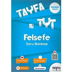 Tayfa Yayınları Tyt Felsefe Soru Bankası