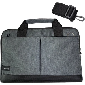 15.6'' Taban Korumalı. Omuz Askılı Notebook Laptop Macbook Çantası - Gri