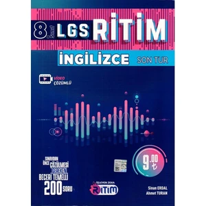 İşleyen Zeka Yayınları 8. Sınıf LGS İngilizce Ritim Son Tur