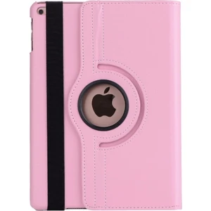 Apple İpad Mini 4 Kılıf 360 Dönebilen Standlı Case A1538 A1550 Açık Pembe