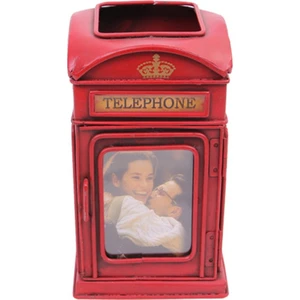 Original Boutique El Yapımı Çerçeveli Londra Telefon Kulübesi Kalemlik