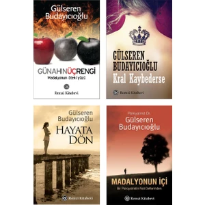 Madalyonun İçi -Kral Kaybederse -Günahın Üç Rengi - Hayata Dön - Gülseren Budayıcıoğlu - 4 Kitap Set