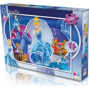 KS Games Cinderella 100 Parça Puzzle