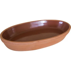 Toprak El Yapımı 26CM 2'li Güveç Kayık Tava