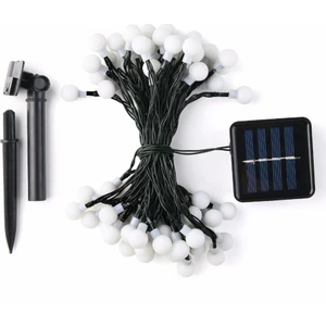 Solar Su Geçirmez Güneş Enerjili 10 M 8 Mod 50 LED Dış Bahçe Aydınlatması