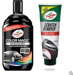 Turtle Wax Renkli Cila Siyah ve Turtle Wax Çizik Giderici Pasta